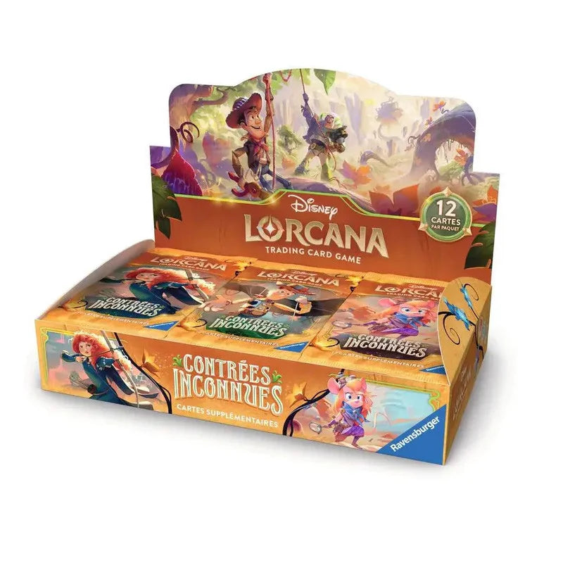 Disney Lorcana TCG - Display 24 boosters Chapitre 12 : Contrées Inconnues
